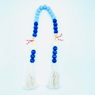 Snowman Wooden Beads