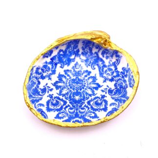 Damask Decoupage Shell- Small