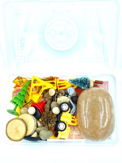 Construction Playdough Sensory Box - Image 2