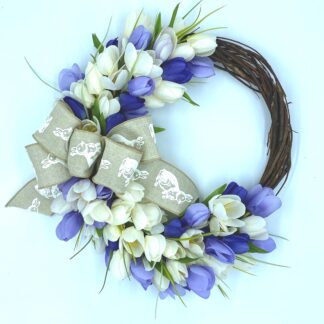 Tulip Grapevine Wreath 15 inches