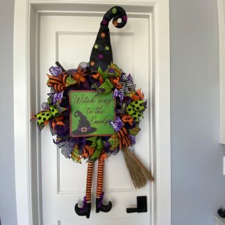 Witch Halloween Wreath -26 inches