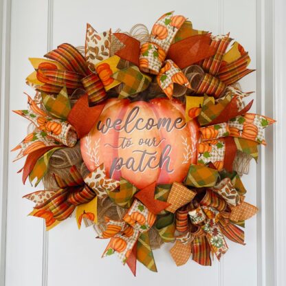 Welcome to the Patch Wreath - 28 inches