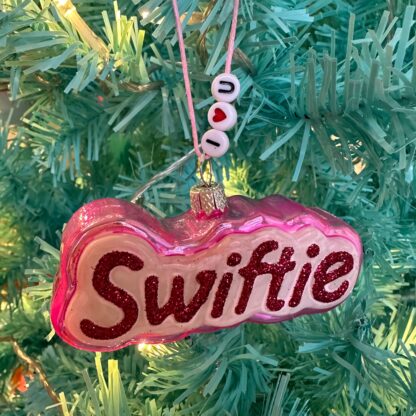 Taylor Swift Glass Ornament - Not Available for Shipping - Pickup Only