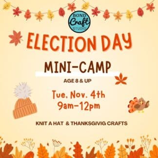 Election Day Mini-Camp - Tuesday 11/4