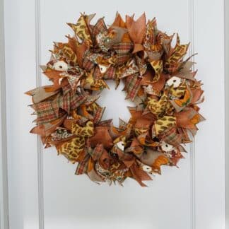 Fall Ribbon Wreath Workshop - Adults - 10/23